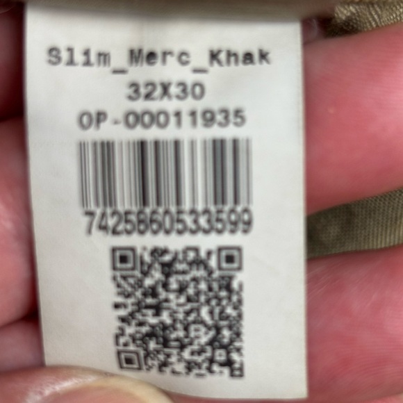 Mott & Bow Slim Mercer Khaki Men's Jeans Size 32X30 Tan Casual Collegiate - Picture 9 of 12